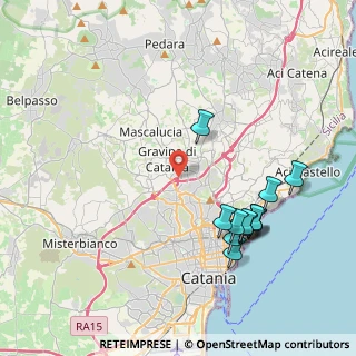 Mappa Via Salvatore Quasimodo, 95030 Gravina di Catania CT, Italia (4.8225)