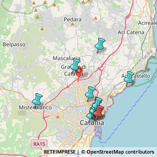 Mappa Via Salvatore Quasimodo, 95030 Gravina di Catania CT, Italia (4.84571)
