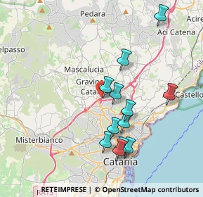 Mappa Via Salvatore Quasimodo, 95030 Gravina di Catania CT, Italia (4.07917)