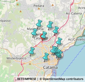 Mappa Katanè, 95030 Gravina di Catania CT, Italia (3.2325)