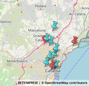 Mappa Katanè, 95030 Gravina di Catania CT, Italia (3.74091)