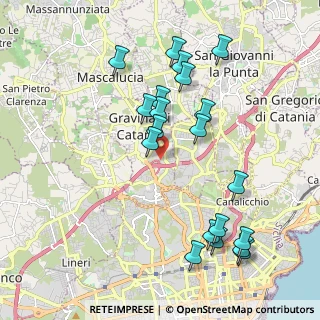Mappa Via Salvatore Quasimodo, 95030 Gravina di Catania CT, Italia (2.3895)