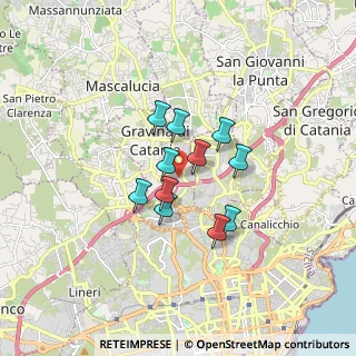 Mappa Via Salvatore Quasimodo, 95030 Gravina di Catania CT, Italia (1.29)