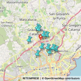 Mappa Via Salvatore Quasimodo, 95030 Gravina di Catania CT, Italia (1.43909)