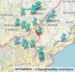 Mappa Via Madonna delle Lacrime, 95037 San Giovanni La Punta CT, Italia (2.319)