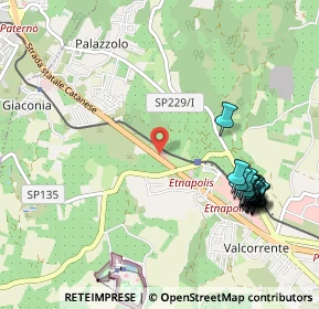 Mappa SS121 km 14.331 dir. Nord-Ovest, 95032 Belpasso CT, Italia (1.36)