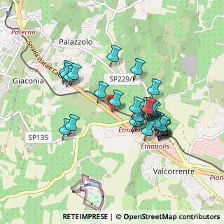 Mappa SS121 km 14.331 dir. Nord-Ovest, 95032 Belpasso CT, Italia (0.9)