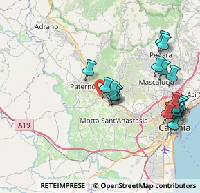 Mappa SS121 km 14.331 dir. Nord-Ovest, 95032 Belpasso CT, Italia (9.693)