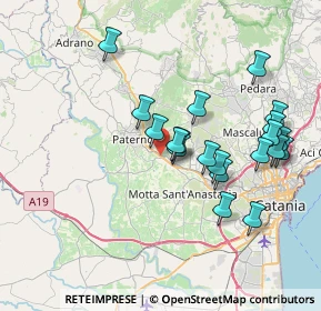 Mappa SS121 km 14.331 dir. Nord-Ovest, 95032 Belpasso CT, Italia (8.21)