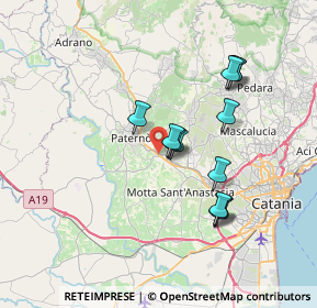 Mappa SS121 km 14.331 dir. Nord-Ovest, 95032 Belpasso CT, Italia (6.99333)