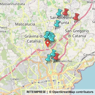 Mappa Via Francicanava, 95030 Sant'Agata li Battiati CT, Italia (1.66846)