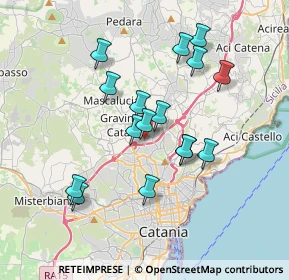 Mappa V.le dell'Autonomia, 95030 Gravina di Catania CT, Italia (3.64063)