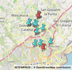 Mappa V.le dell'Autonomia, 95030 Gravina di Catania CT, Italia (1.42923)