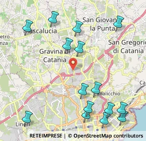 Mappa V.le dell'Autonomia, 95030 Gravina di Catania CT, Italia (2.94333)