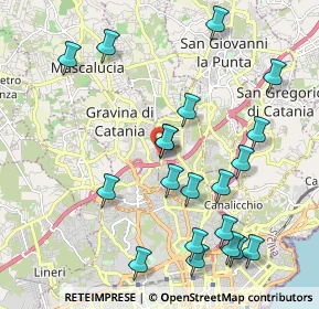 Mappa V.le dell'Autonomia, 95030 Gravina di Catania CT, Italia (2.5365)