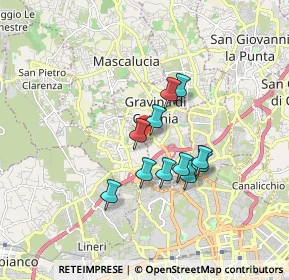 Mappa Via San Giovanni Galermo, 95030 Gravina di Catania CT, Italia (1.48636)