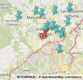 Mappa Via San Giovanni Galermo, 95030 Gravina di Catania CT, Italia (2.14071)