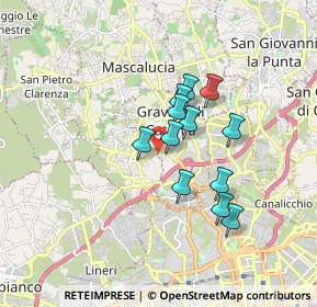 Mappa Via San Giovanni Galermo, 95030 Gravina di Catania CT, Italia (1.47583)