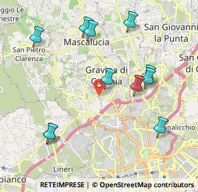Mappa Via San Giovanni Galermo, 95030 Gravina di Catania CT, Italia (2.47364)