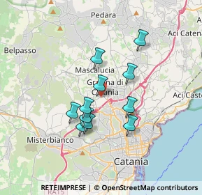 Mappa Via San Giovanni Galermo, 95030 Gravina di Catania CT, Italia (3.08182)