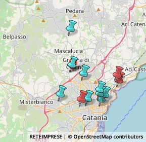Mappa Via San Giovanni Galermo, 95030 Gravina di Catania CT, Italia (3.82231)