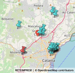 Mappa Via San Giovanni Galermo, 95030 Gravina di Catania CT, Italia (4.606)