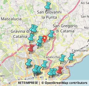 Mappa Via Antonio Canova, 95037 San Giovanni la punta CT, Italia (2.503)