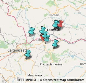 Mappa Via Toscana, 94100 Enna EN, Italia (11.05)