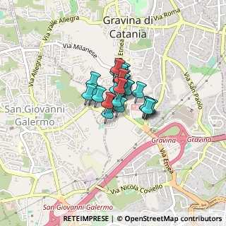 Mappa Via Principato di Monaco, 95030 Gravina di Catania CT, Italia (0.22857)