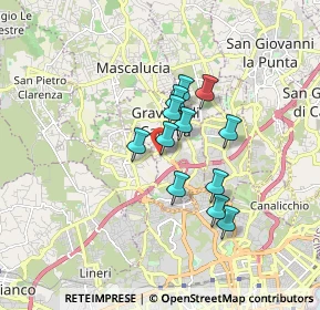 Mappa Via Principato di Monaco, 95030 Gravina di Catania CT, Italia (1.38917)