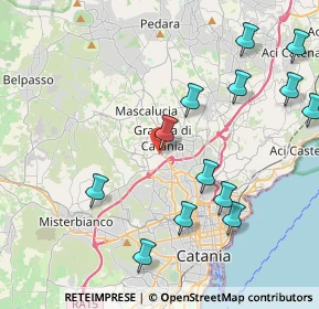 Mappa Via Principato di Monaco, 95030 Gravina di Catania CT, Italia (5.29615)
