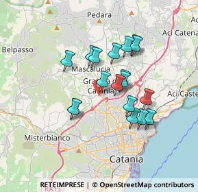 Mappa Via Principato di Monaco, 95030 Gravina di Catania CT, Italia (3.20556)