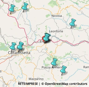 Mappa Via Emilia Romagna, 94100 Enna EN, Italia (17.4475)