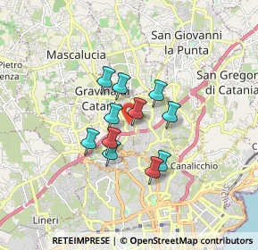 Mappa Piazza Risorgimento, 95030 Gravina di Catania CT, Italia (1.31182)