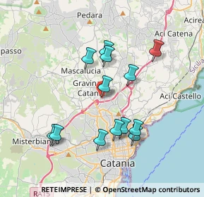 Mappa Piazza Risorgimento, 95030 Gravina di Catania CT, Italia (3.85538)