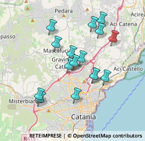 Mappa Piazza Risorgimento, 95030 Gravina di Catania CT, Italia (3.64688)