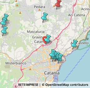 Mappa Via Giuseppe Mazzini, 95030 Gravina di Catania CT, Italia (5.31091)
