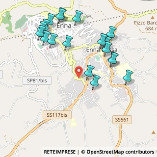 Mappa Via Scifitello, 94100 Enna EN, Italia (1.307)