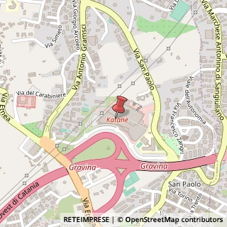 Mappa Contrada Scalagrande, 95030 Gravina di Catania, Catania (Sicilia)