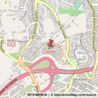 Mappa Via Salvatore Quasimodo, 1, 95030 Gravina di Catania, Catania (Sicilia)