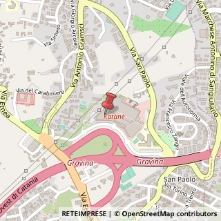 Mappa Via Salvatore Quasimodo, 1, 95030 Gravina di Catania, Catania (Sicilia)