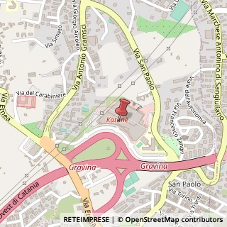 Mappa Via Salvatore Quasimodo, 95030 Gravina di Catania, Catania (Sicilia)