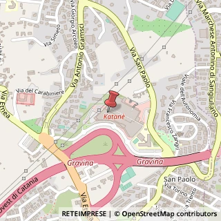 Mappa Via Salvatore Quasimodo, 2, 95030 Gravina di Catania, Catania (Sicilia)