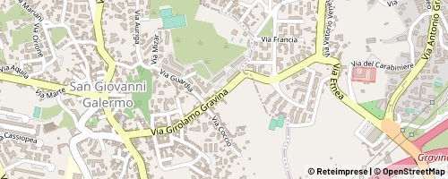 Mappa Catânia