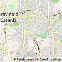 Karte Gravina di Catania