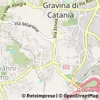 Map Gravina di Catania