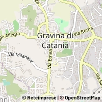 Mapa Gravina di Catania