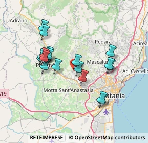 Mappa Via montecenere S, 95032 Camporotondo , Italia (7.29105)