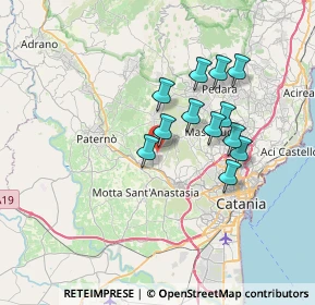 Mappa Via montecenere S, 95032 Camporotondo , Italia (6.46833)