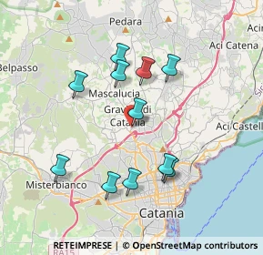 Mappa Via Marinetti, 95030 Gravina di Catania CT, Italia (3.83)